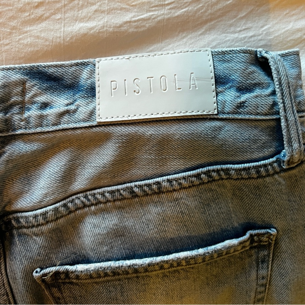 Pistola Presley High Rise Relaxed Roller Jeans in color By My Side 26 - Picture 9 of 11